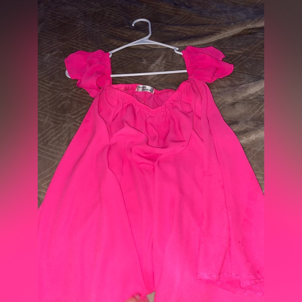 Off shoulder dressy blouse